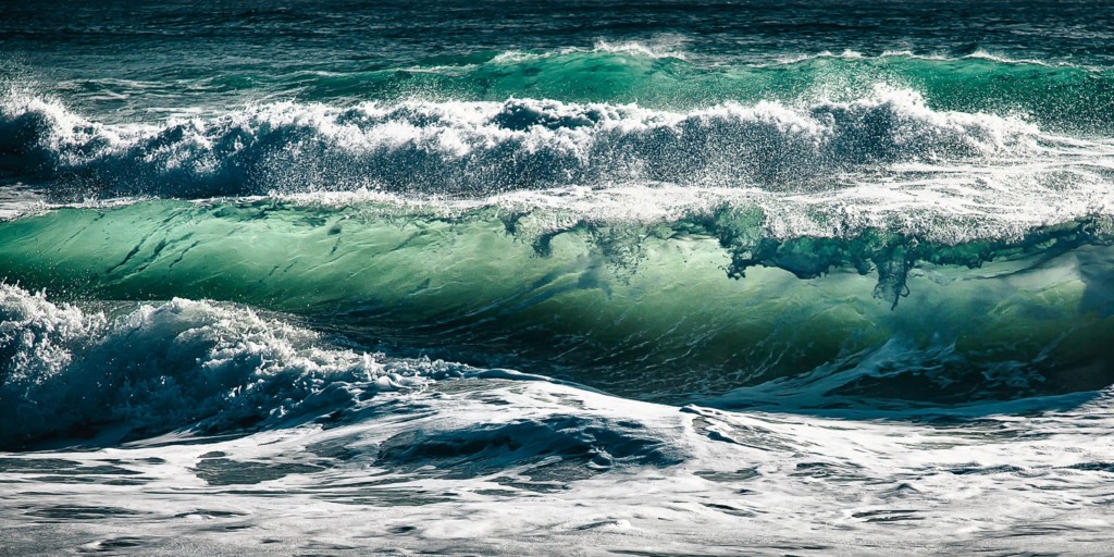 wave transition with people