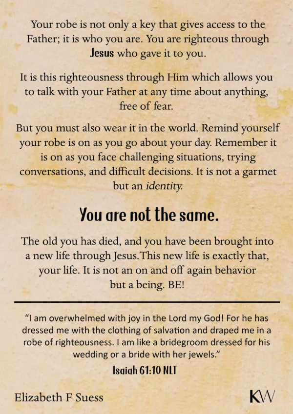 Robe Of Righteousness Kingdom Winds